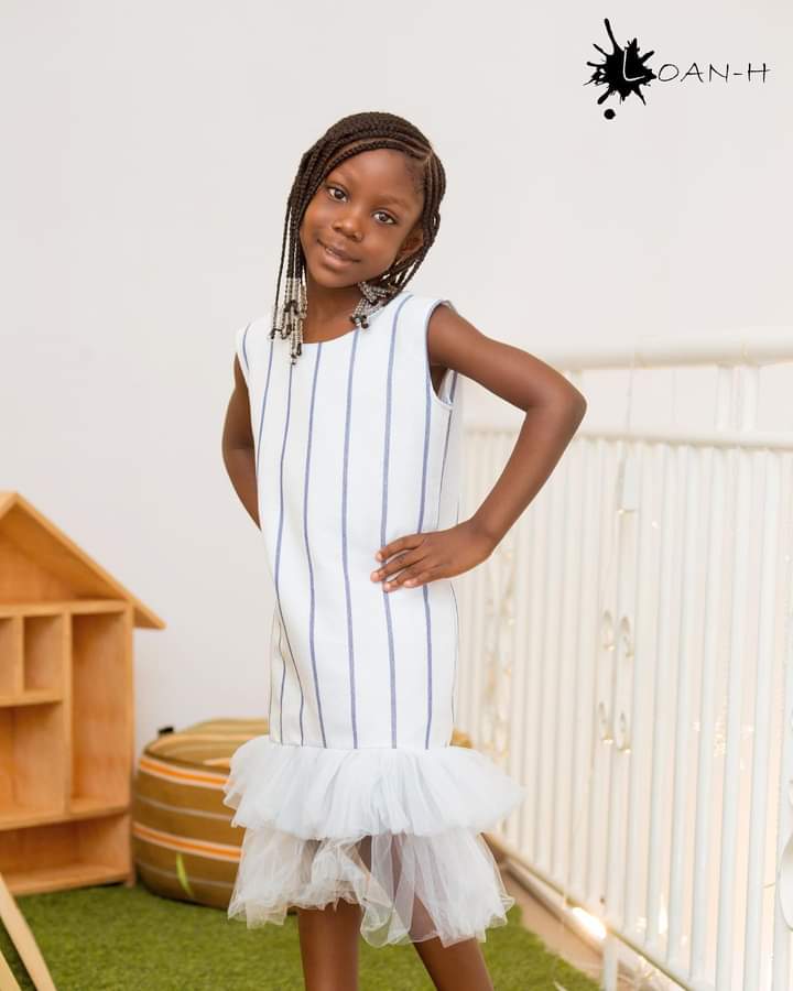 Robe enfant en Tissé loan-H