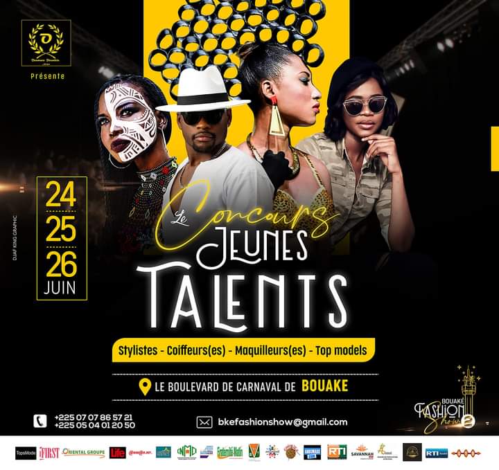 Concours Jeunes Talents Bouaké Fashion Show 