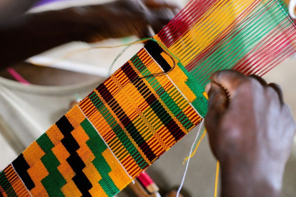 Kente africain